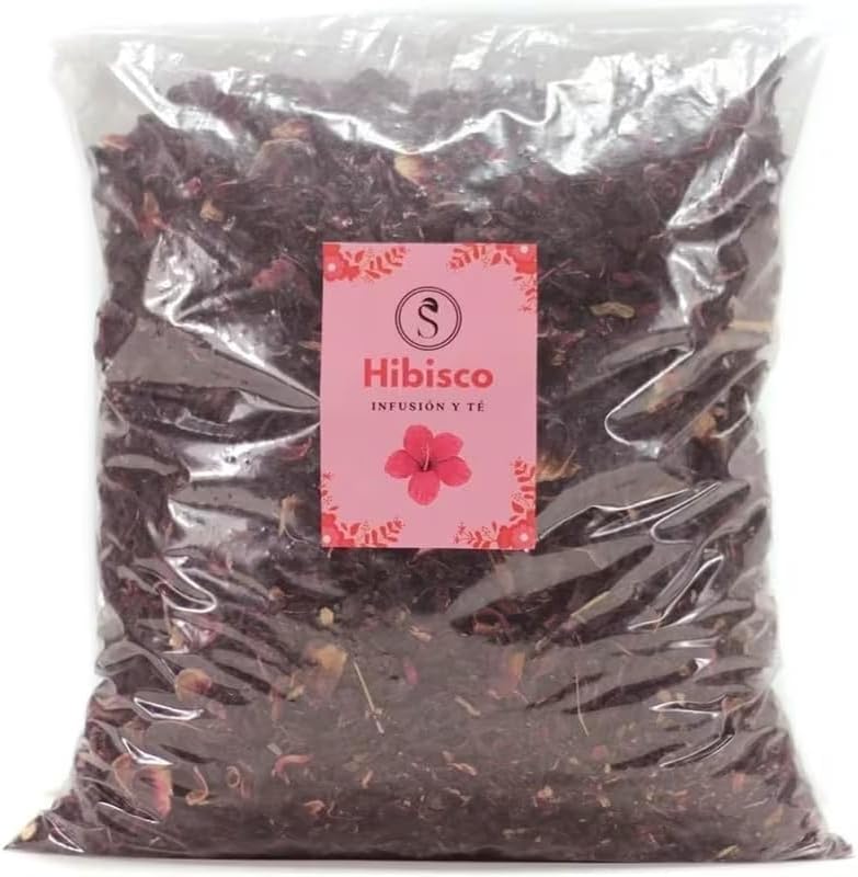 Hibiscus Blossom, 100g Hibiscus Premium Extra Quality in Natural State for Cold Brewing Detox Tea, Hibiscus that Helps Diet Safely, Effectively and Naturally (100g)