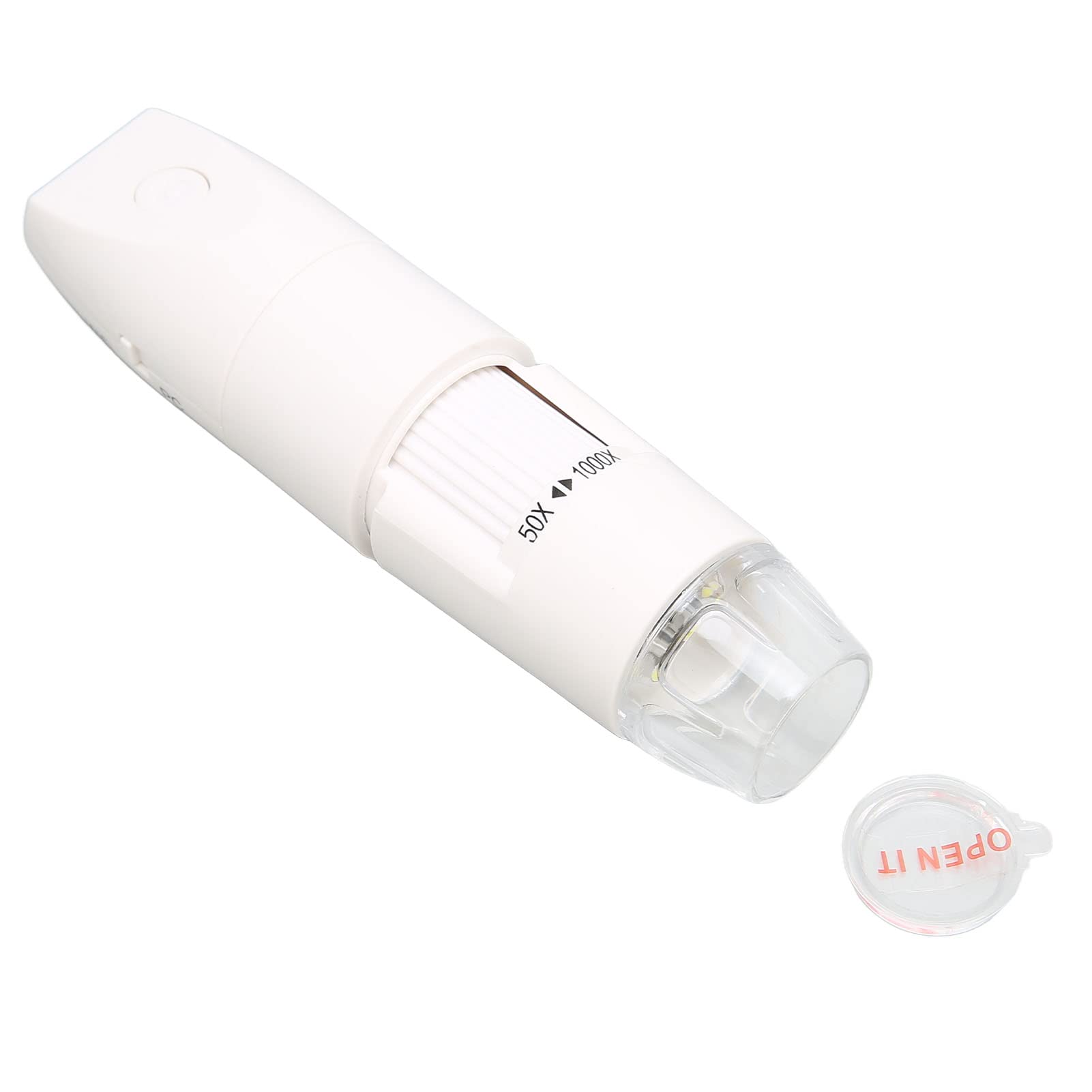 Keenso Wireless Digital Mikroskop Tragbare Handheld 50-1000X Vergrößerung HD Kamera für Smartphone Tablet PC (White)