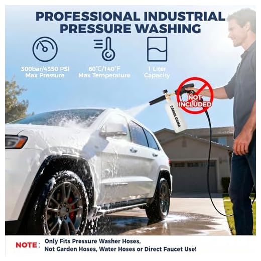 CAKKAGAMA Advanced Foam Cannon for Pressure Washers