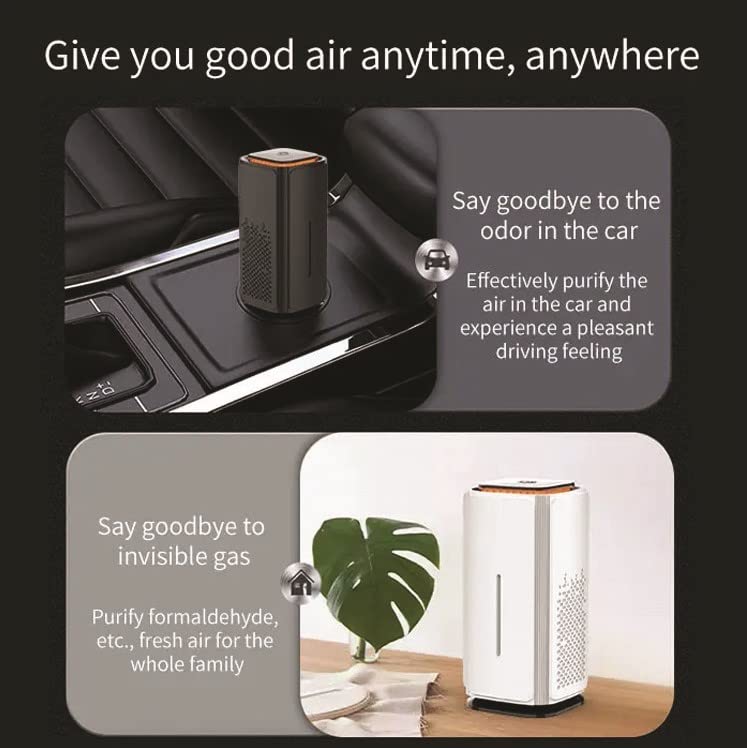 Air Purifier for Home, office and Car with high Efficiency filter (Black) 1