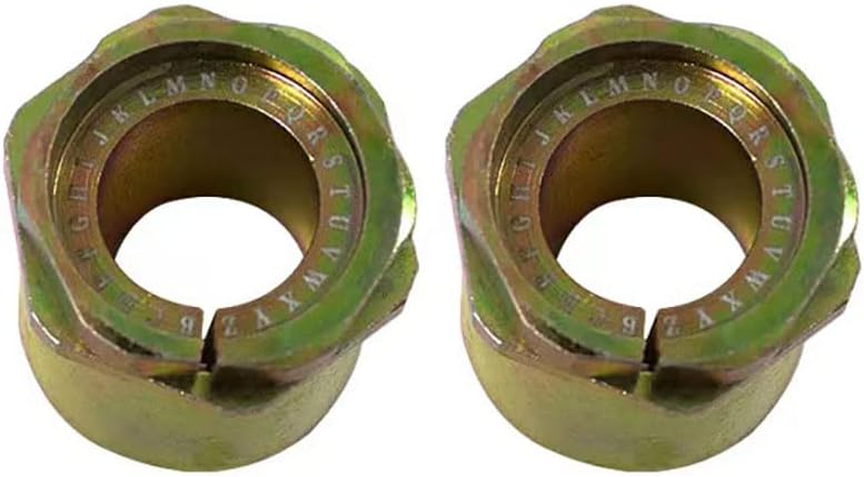 BST BSSP Pair (2 pack) Extreme Camber Caster Alignment Bushing Kit Front Caster/Camber Bushing Compatible with Ford Series Trucks F150 F250 F350 E150 4x4 & 2WD