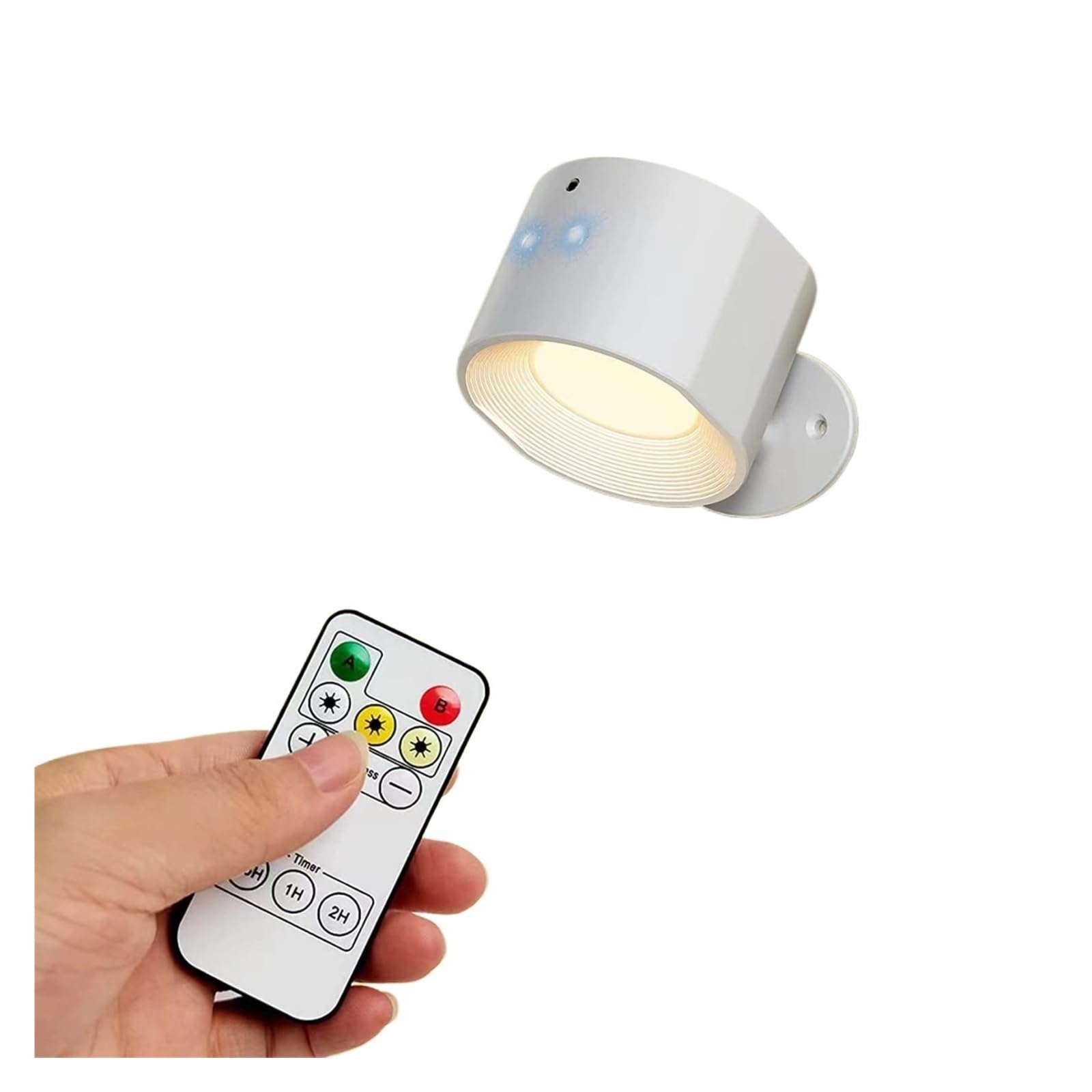Apliques de pared inalámbricos LED con batería y mando a distancia para regular la luz