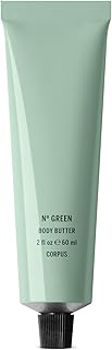 Corpus - Nº Green Body Butter | Ultra-Rich Body Cream, Whipped Texture Melts into Skin | Luxurious Non-Greasy Hydrating Plant-Based Formula with Tremella Mushroom & Vegan Squalane (60 mL / 2 fl oz)