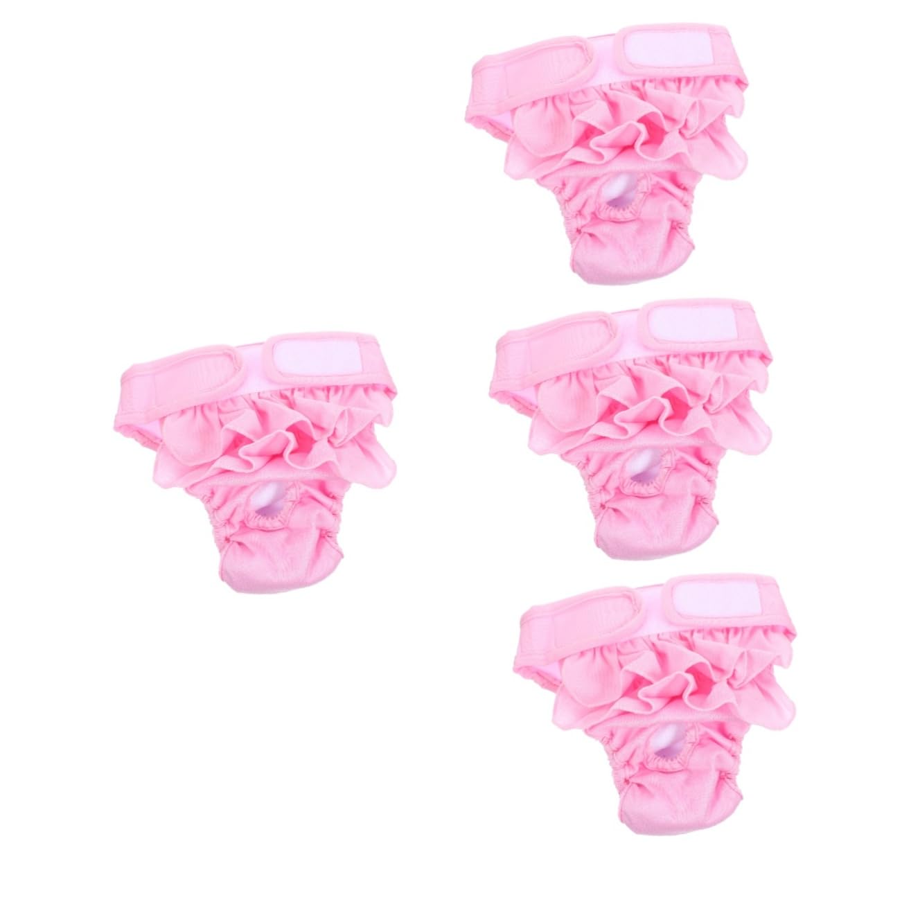 Kisangel 4piezas Pañal Sanitario para Braguitas Reutilizables y Lavables para Diseño Elegante Material y Cómodo para y Hembras