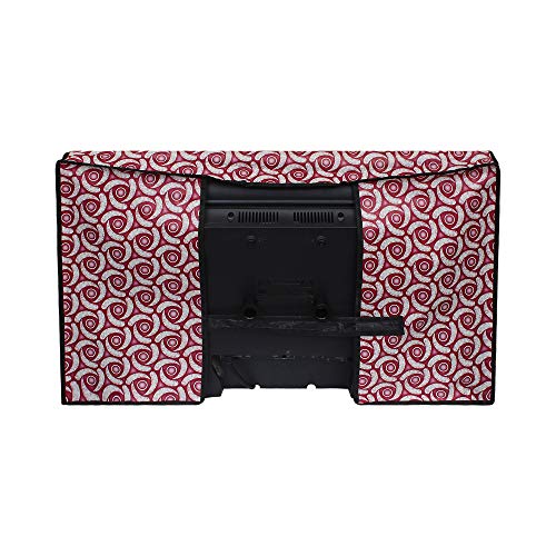 Image of DREAM CARE Double Use - Transparent & Printed Flap - 32 Inches LED TV Cover, Waterproof LED TV Cover for (LG, Samsung, Vu, Mi, Realme, TCL, Croma), SA57