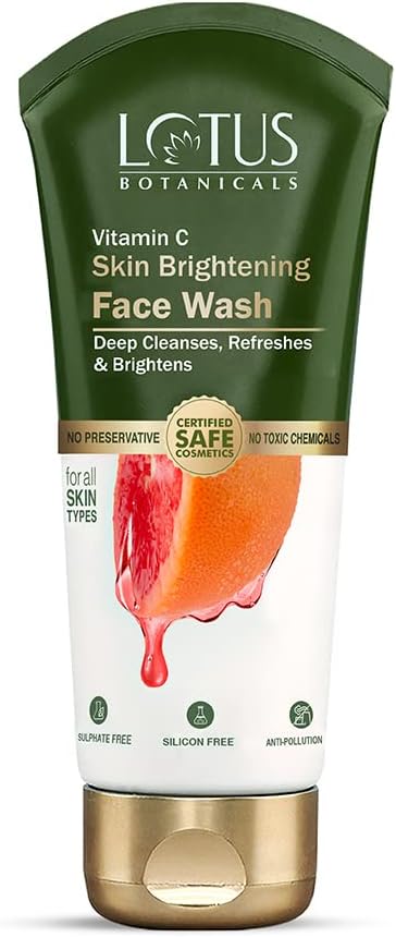 Lotus Botanicals Skin Brightening Face Wash | Vitamin C |100ml