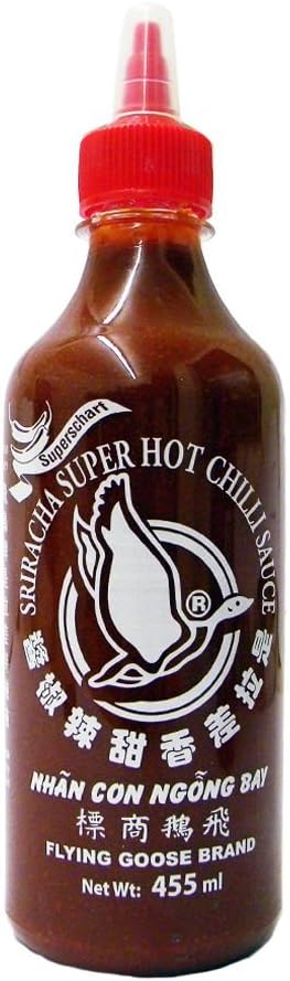 Flying Goose Sriracha Super Hot Chilli Sauce 455ml - Pack of 2