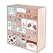 Gkesgm Wooden DIY Countdown to Advent Calendar with 24 Drawers,Craft Storage Desktop Organizer,Apothecary Cabinet or Unfinished Wood Kids Craft Idea,14in x 12in x 4.3in