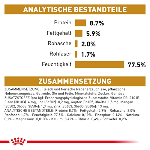 Royal Canin Veterinary Urinary S/O Ageing 7+ | Doppelpack | 2 x 12 x 85 g | Diät-Alleinfuttermittel für Hunde | Kann die Harnwege dabei unterstützen gesund zu bleiben