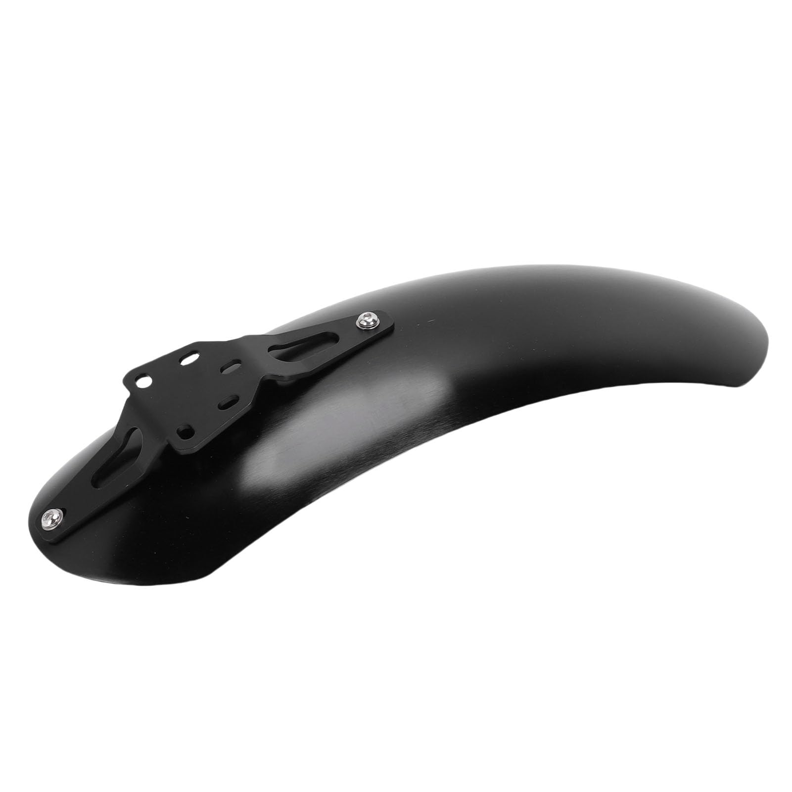 Tbest Guardabarros Delantero de Motocicleta de Montaje Alto, Cubierta de Guardabarros de Tablero Largo de Aleación de Aluminio, Reemplazo para Street Twin 900 Speed ​​Scrambler (Black)