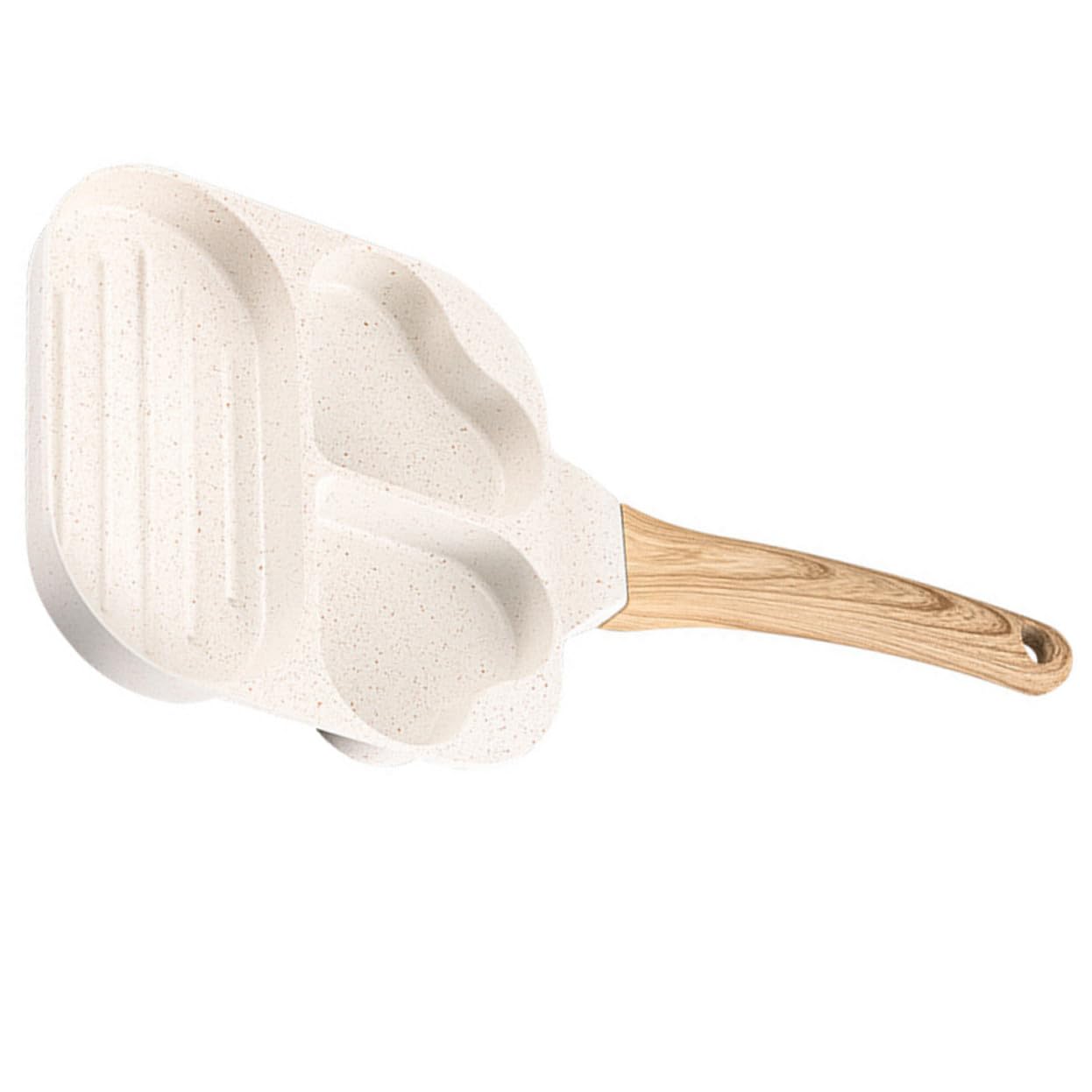 Mipcase Padella Multifunzione in Padella per Uova Antiaderente Accessori per Uova Facile da Pulire e Riporre