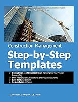 Construction Management Step-By-Step Templates 9719590181 Book Cover