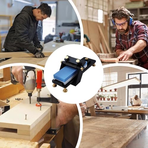 Guía de afilado para formones ajustable que soluciona los biseles desviados en cinceles de madera 5