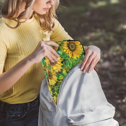Funda para portátil 13-14 pulgadas con patrón girasol miniatura 6