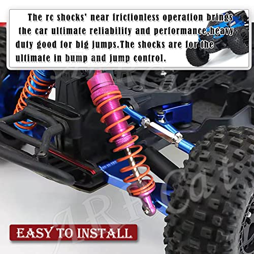 ARRCat 2PCS Rear Shocks Upgrade Parts For 1/10 Arrma