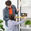 Father's Day Gifts Set: 25FT No One Measures Up to You Tape Measure & If Dad Can't fix it,no one can Keychain for Dad Birthday Christmas Gag Gift from Daughter, Son, Wife with Socks