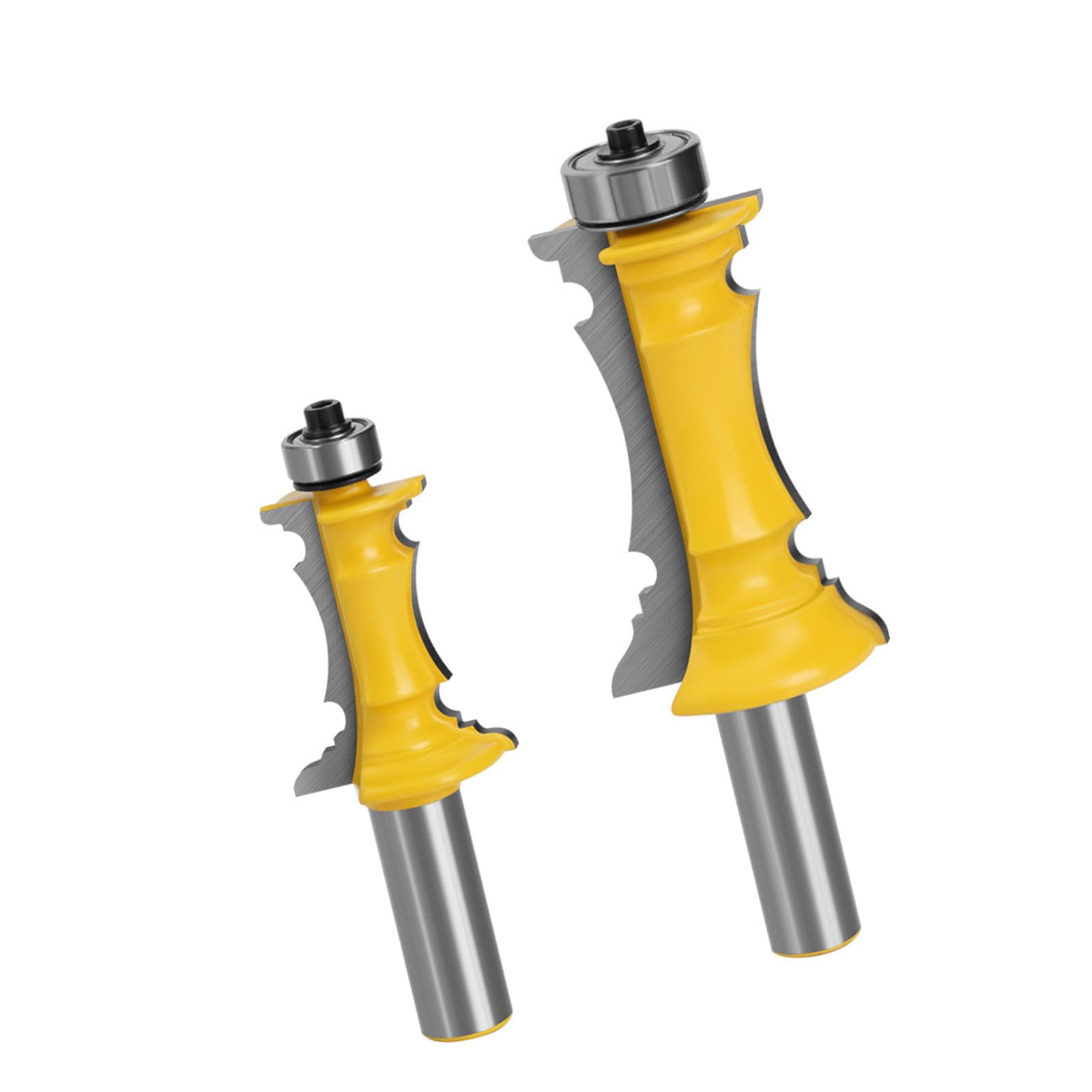 Xjdzineq Sturdy Alloy Steel Router Bits 1/2 Inch Shank Ideal For Cabinet Making And Detailed Woodworking Applications Cabinet Door Frame Cutter