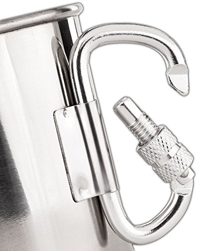 Black Crevice, Tazza in Acciaio Inox Unisex