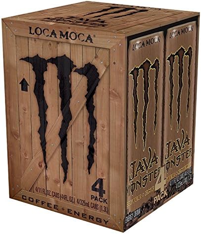 Monster Energy Java Monster Loca Moca, Coffee + Energy Drink, 11 Ounce (Pack of 24)