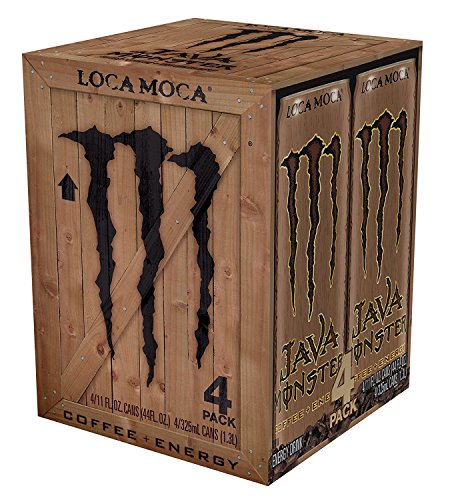 Monster Energy Java Monster Loca Moca, Coffee + Energy Drink, 11 Ounce (Pack of 24)
