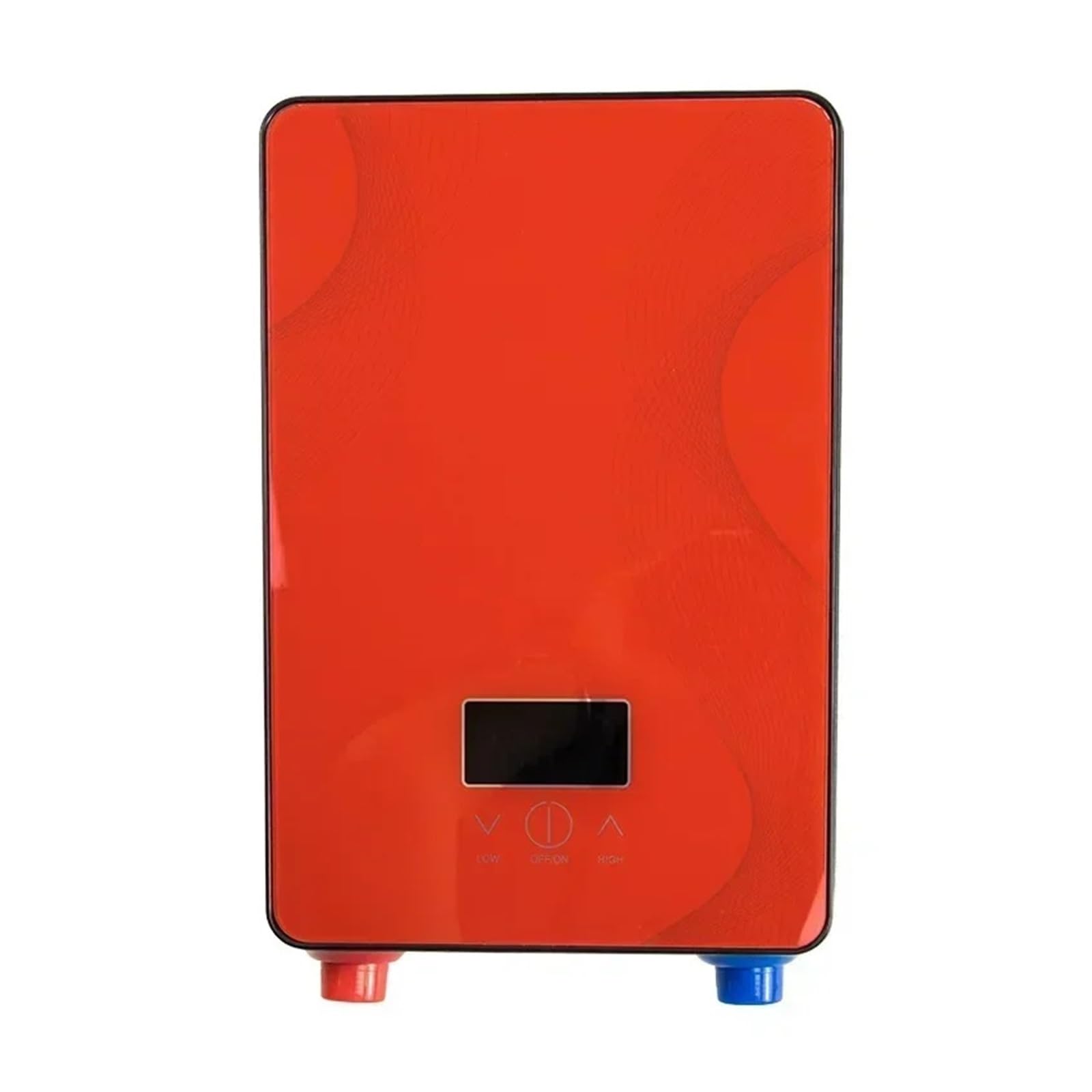 Mooilko Rosso Electric Hot Water Heater Tankless Instant Boiler Bathroom Tankless Shower Set Thermostat Safe Intelligent Automatica Easy To Use(Rosso)