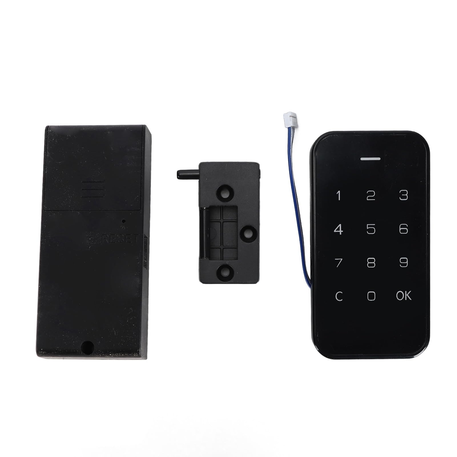 Jelquix Electronic Cabinet Lock, Smart Touch Keypad Lock with Secure Encryption Technology, Keyless Entry for Wardrobe, Cabinet, Sauna & Center, Ideal for Home Security