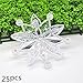 Produktbild HNLHAKER Schneeflocke, Dekoration, Hängen Acrylic Crystal Clear Schneeflocken Glitter Icicles-Tropfen-Party-Dekorationen,25pcs