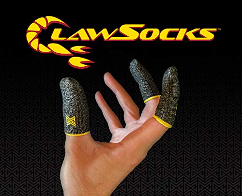 Image of MGC ClawSocks, Premium Mobile Gaming Finger Sleeves, Friction-Free Precision Control, Highly Conductive 100% Silver Thread, Durable High-Density Weave, Compatible with All Touchscreen Devices