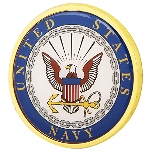 3.25" Navy Seal Round Car Emblem #TOP2