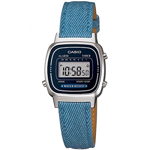Preisvergleich Produktbild Casio Damen Digital Leder Armbanduhr LA670WL2A2