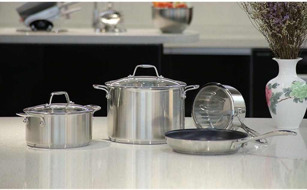 アメリカ製ステンレス両手鍋2セット アメリカ製ステンレス両手鍋2セット