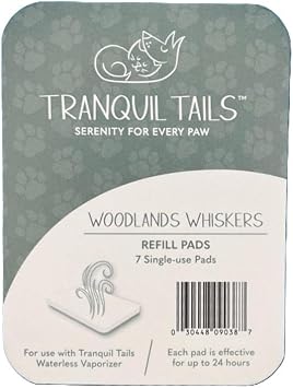 Aromatic Pheromone Refill Pads for Cats, Woodland Whiskers Scent, Pack of 7 Pads, Made in The USA
