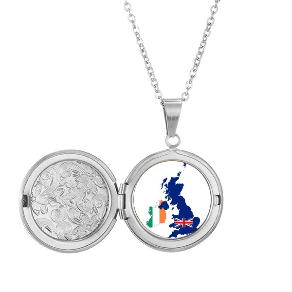 Collier carte de l'Irlande idée cadeau d'anniversaire unique - 5