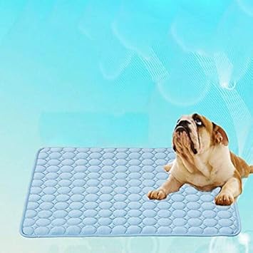 ELECTROPRIME 50x40cm Summer Pets Dogs Cats Cooling Gel Mat Bed Heat Relief Non Toxic Cus X8Q8
