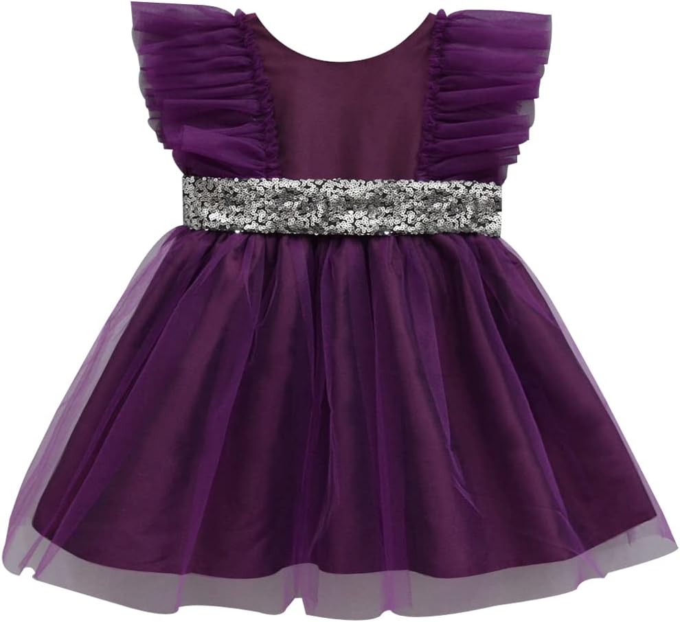 A.T.U.N. All Things Uber Nice Girl's Polyester Fit and Flare Above The Knee Rockstar Party Dress