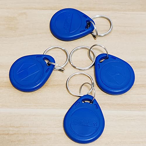 WESUA RFID Key Fob ID Card 125KHz Tag for Door Entry Access Control System Pack of 10(not rewriteable)