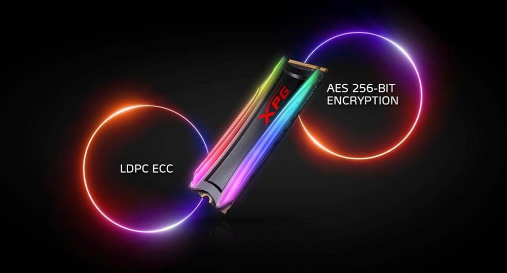 ADATA XPG SPECTRIX S40G, 1TB RGB PCIe NVMe M.2-2280 Internal Solid State Drive thumbnail 4