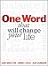 One Word that will Change Your Life