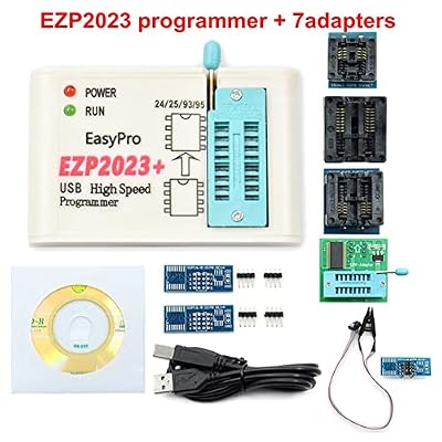 EZP2023+ High-Speed SPI Flash Programmer Plastic Programmer Support 24/25/93/95 EEPROM Bios 25T80 Burning Offline Copy