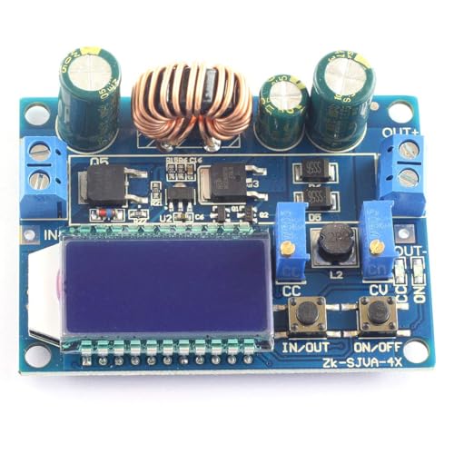 Image of DC-DC Buck Boost Converter Module 5.5-30V 12v to 0.5-30V 5v 24v Adjustable Step Down Up Voltage Regulator Constant Current Voltage 3A 35W Power Supply with LCD Display
