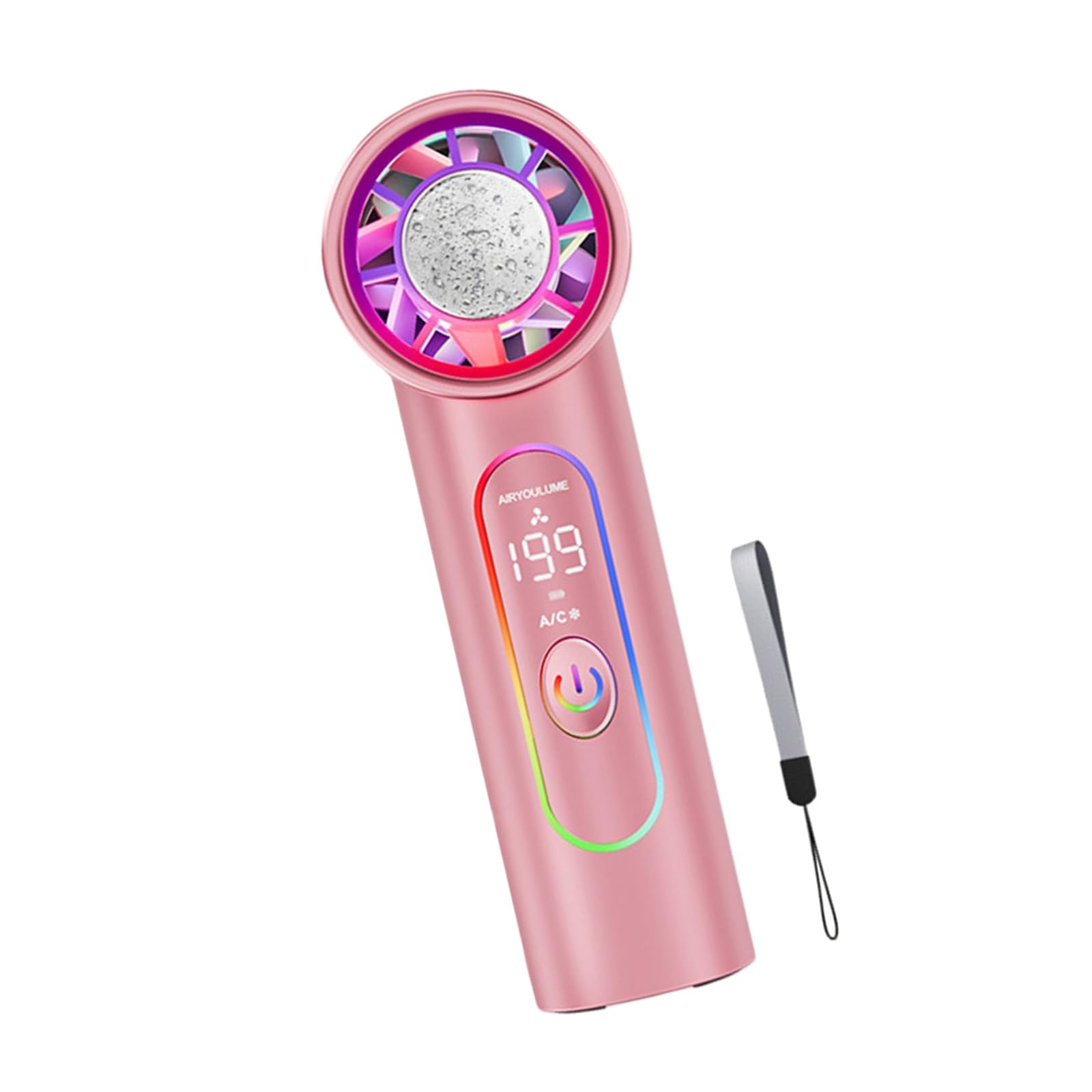 FGJsfhrDTU Portable Fan, Fast Speed Portable Powerful Cooling with 3000mAh Battery and Quiet Operations(C)