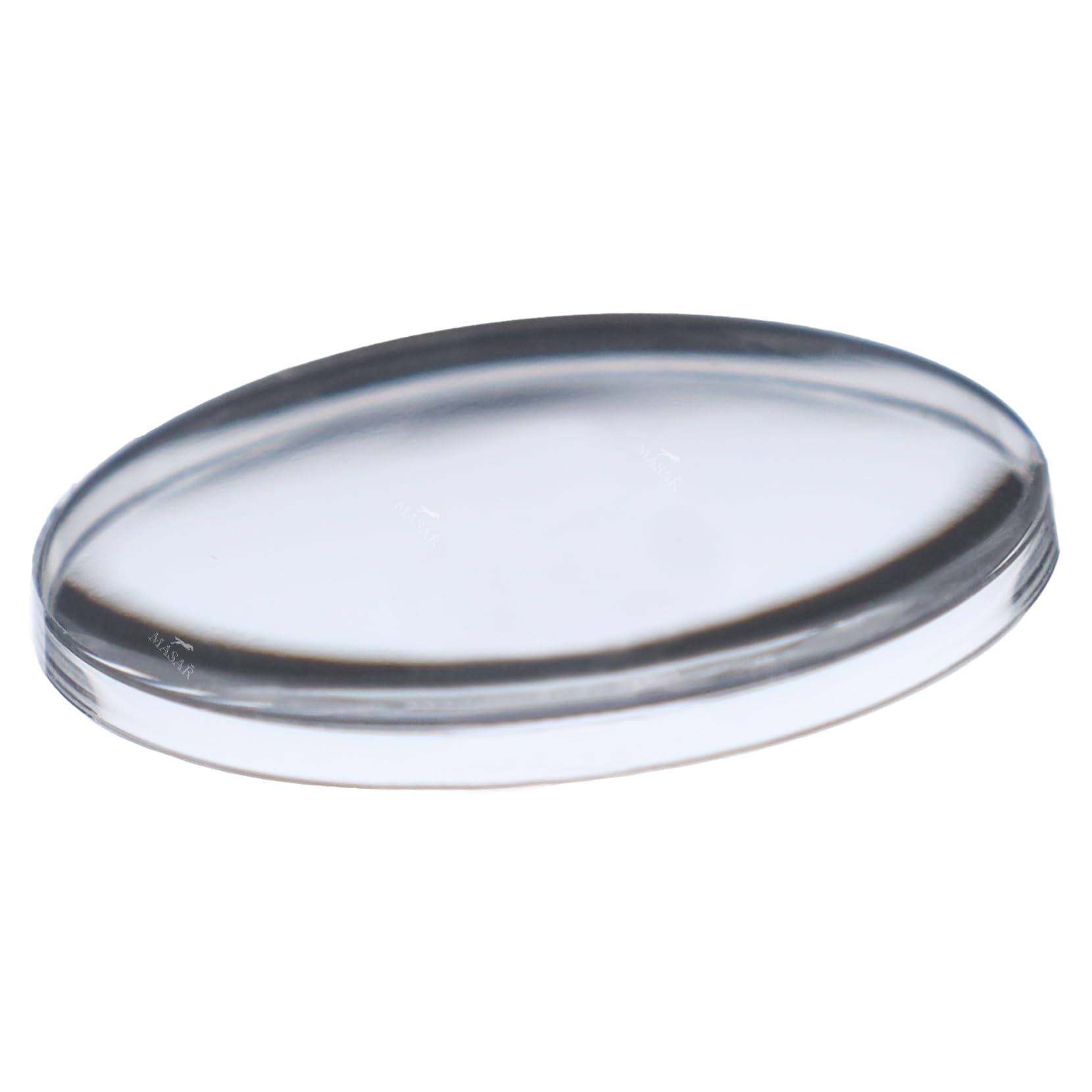 masar – acrilico, alto bombato, vetro per orologio – Plexi, altezza inserimento/bordo: 2 mm/2,0 mm – diametro 19,00 mm a 40,0 mm – 1 pz