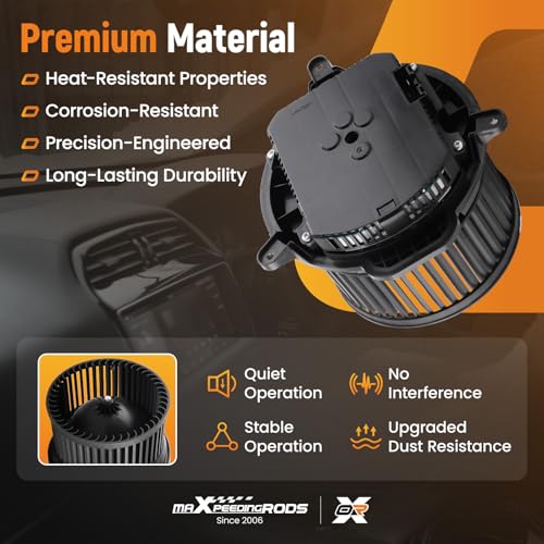 Image of maXpeedingrods HVAC Blower Motor with Fan VCC35000003 Fits for Freightliner 108SD / 114SD 2012-2022, for Business Class M2 Cascadia M2 100 106 112 T # 73R3152 1504026 HA24050 RD5130700P