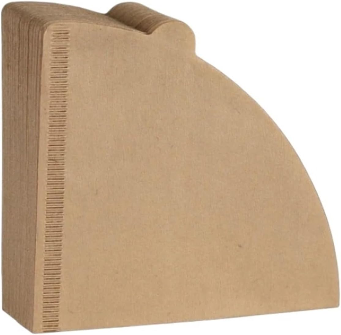 50/100/200PCS Disposable V‑Shaped Coffee Filter Paper Bags Hourglass Design Natural Pulp for Brewing(Brown 200pcs)