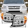 ACANII - For 2006 2007 2008 Honda Pilot Factory Stlye Headlights Headlamps Replacement Assembly Driver & passenger Side