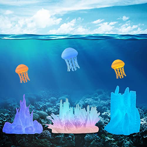Image of ERYONE Glow in The Dark PLA Filament Bundle, 1.75mm + /-0.03 mm, 3D Printer Filament 0.25kg /Spools, 4 Packs(2.2lbs), Glow Rainbow, Blue, Orange Red, Purple
