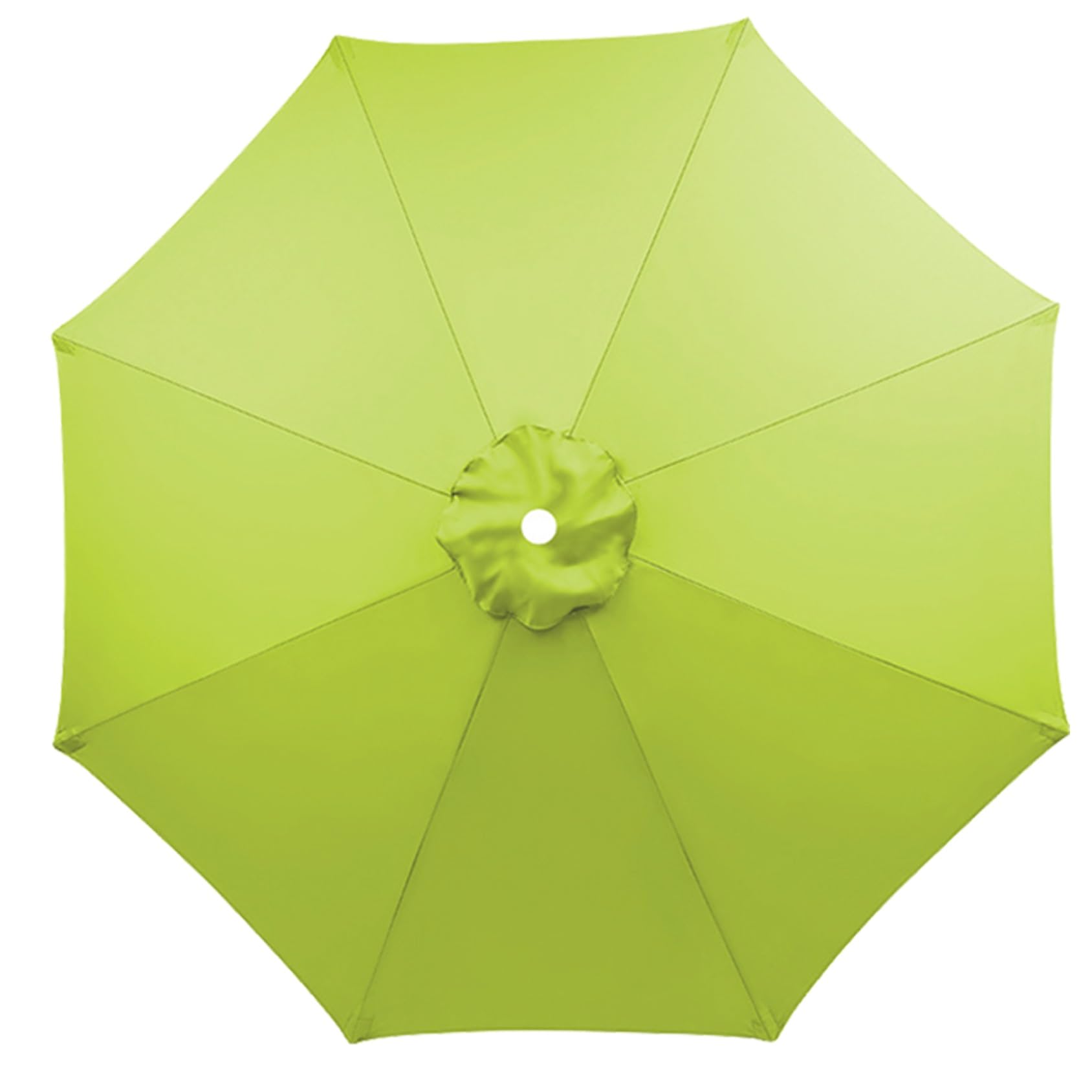 Replacement Parasol Canopy, 200/270/300 CM Market Table Replacement Umbrella Cloth, Umbrella Canopy Replacement 8 Ribs/6 Ribs, Replacement Parasol Fabric Cover(Color:Grass green,Size:8 ribs-2.7m(8.8ft
