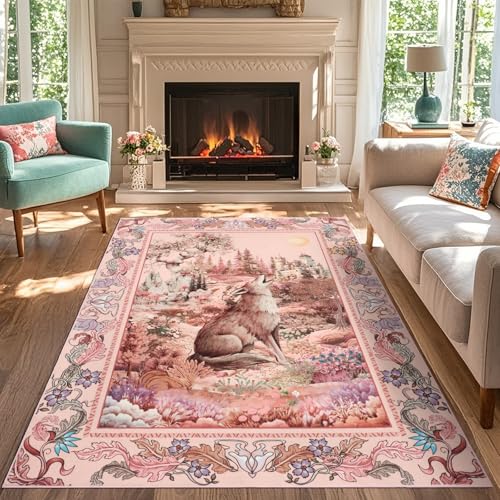 Save 13% on TUKDAK 5x7 Machine Washable Animal Area Rug - Image 4
