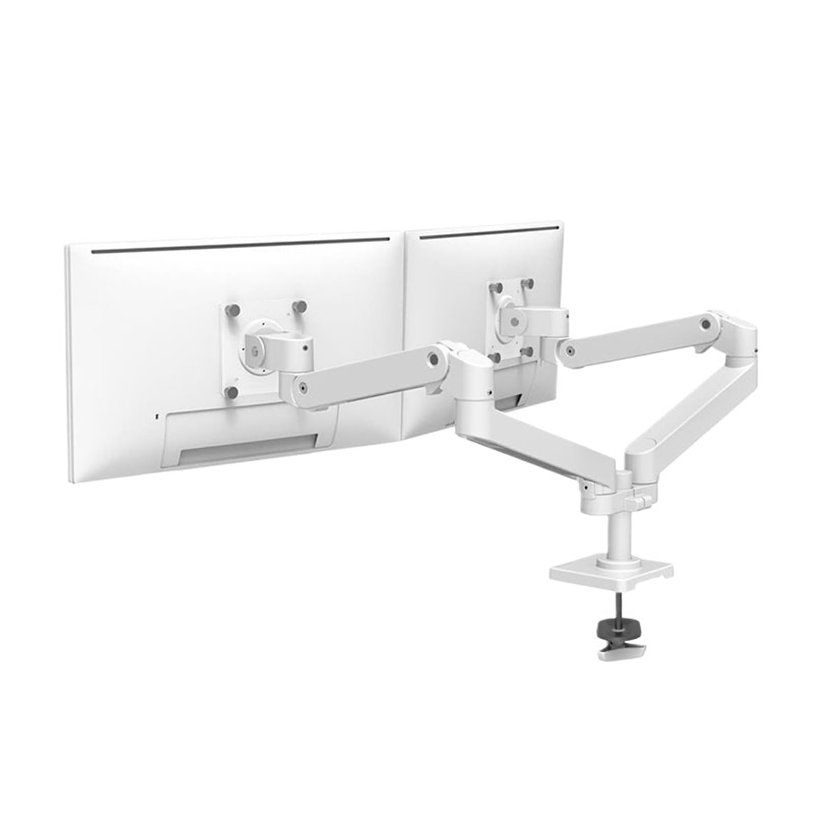 IKPGBZXM Dual monitor splicing stand desktop computer swing arm(Perforated)