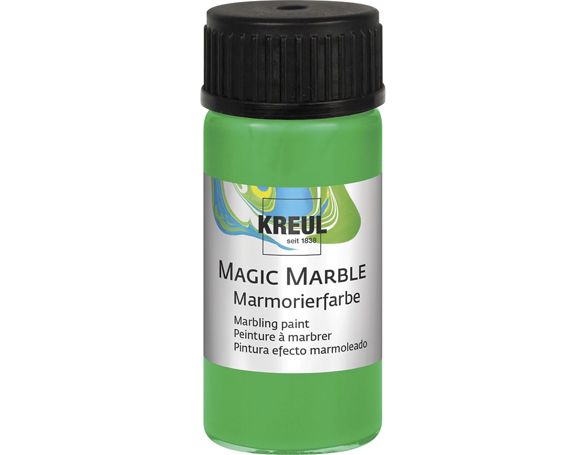 KREUL Magic Marble Marmorierfarbe - hellgrün, 20 ml